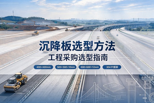 禹城沉降板选择方法