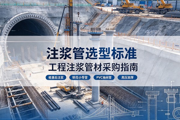 禹城注浆管选型标准