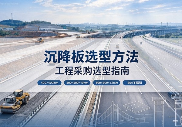 禹城沉降板选择方法